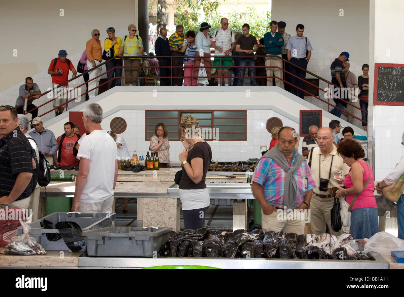 funchal madeira city portugal fish market sell buy portuguese island in