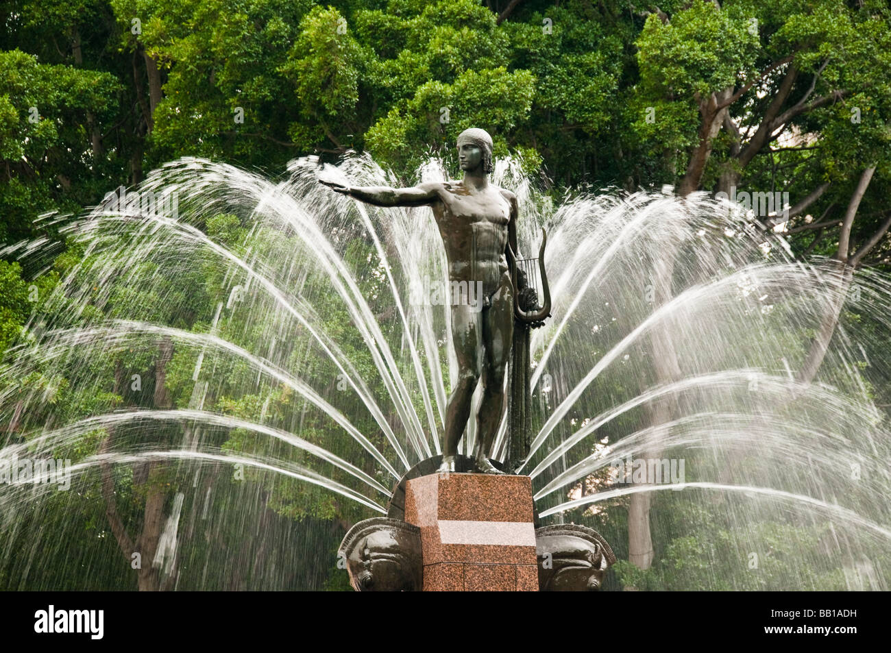 Archibald Fountain Hyde Park Sydney Australia Stock Photo Alamy