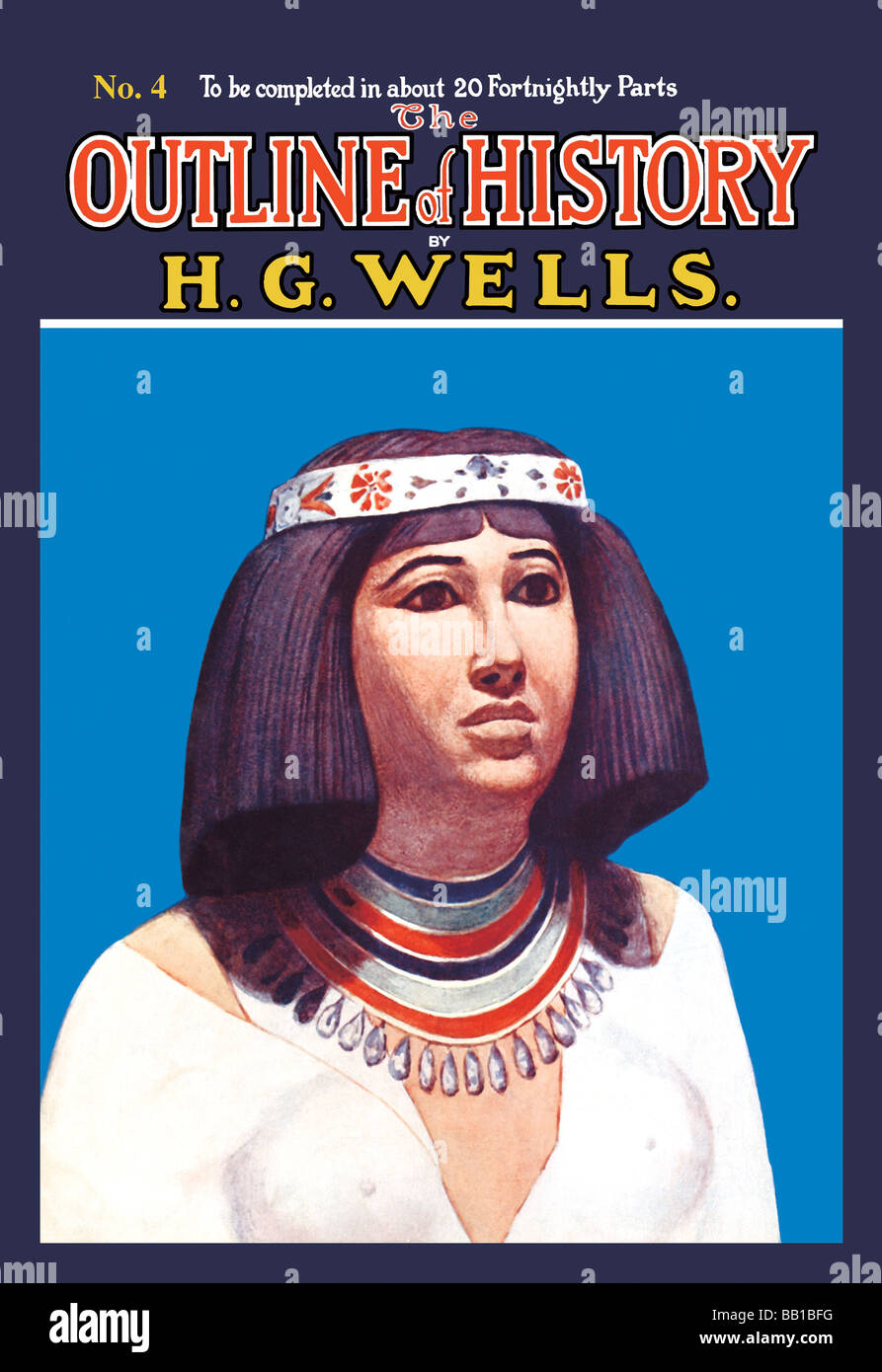 The Outline of History by HG Wells,No. 4: Royalty Stock Photo