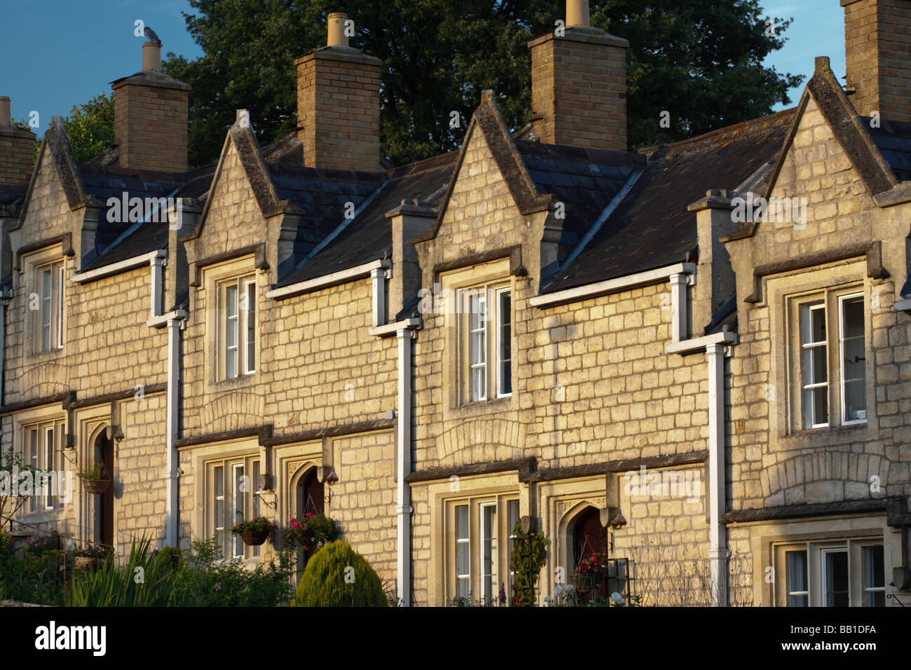 The Ann Bearpacker Almshouses, Wotton-under-Edge, Gloucestershire Stock Photo