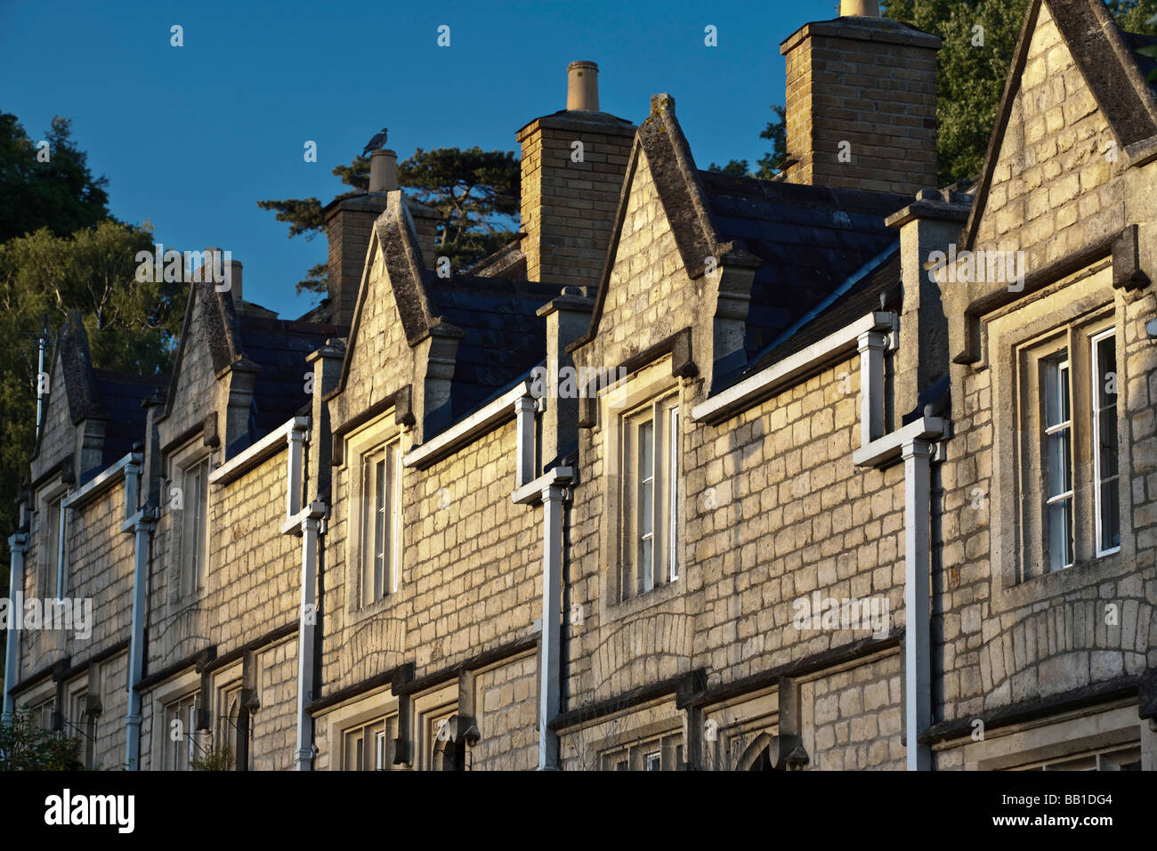 The Ann Bearpacker Almshouses, Wotton-under-Edge, Gloucestershire Stock Photo