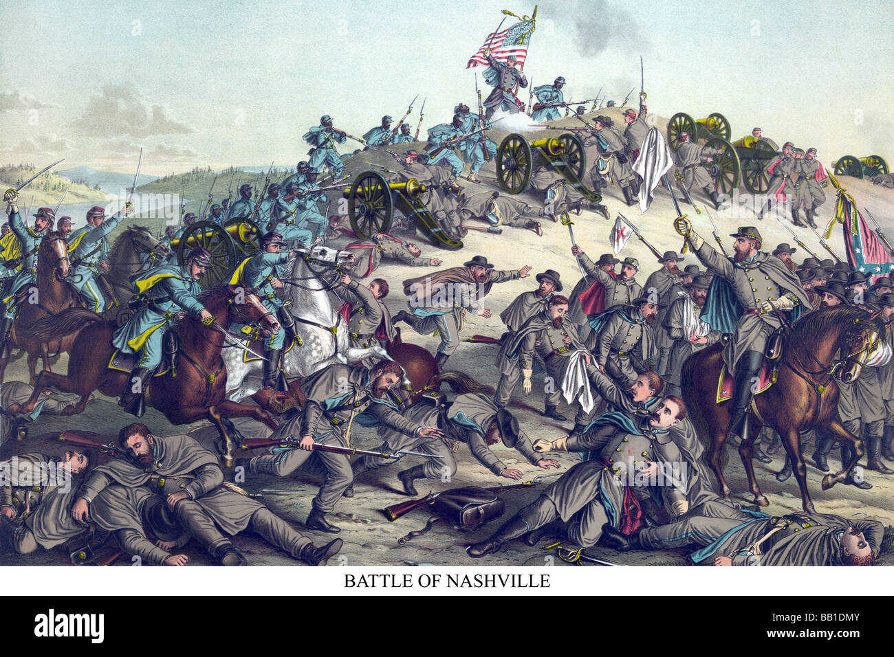 Battle of Nashville Stock Photo
