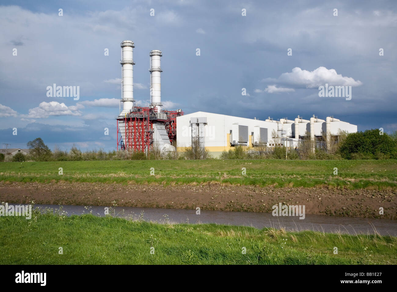 Gas fired power station at Kings Lynn Stock Photo Alamy