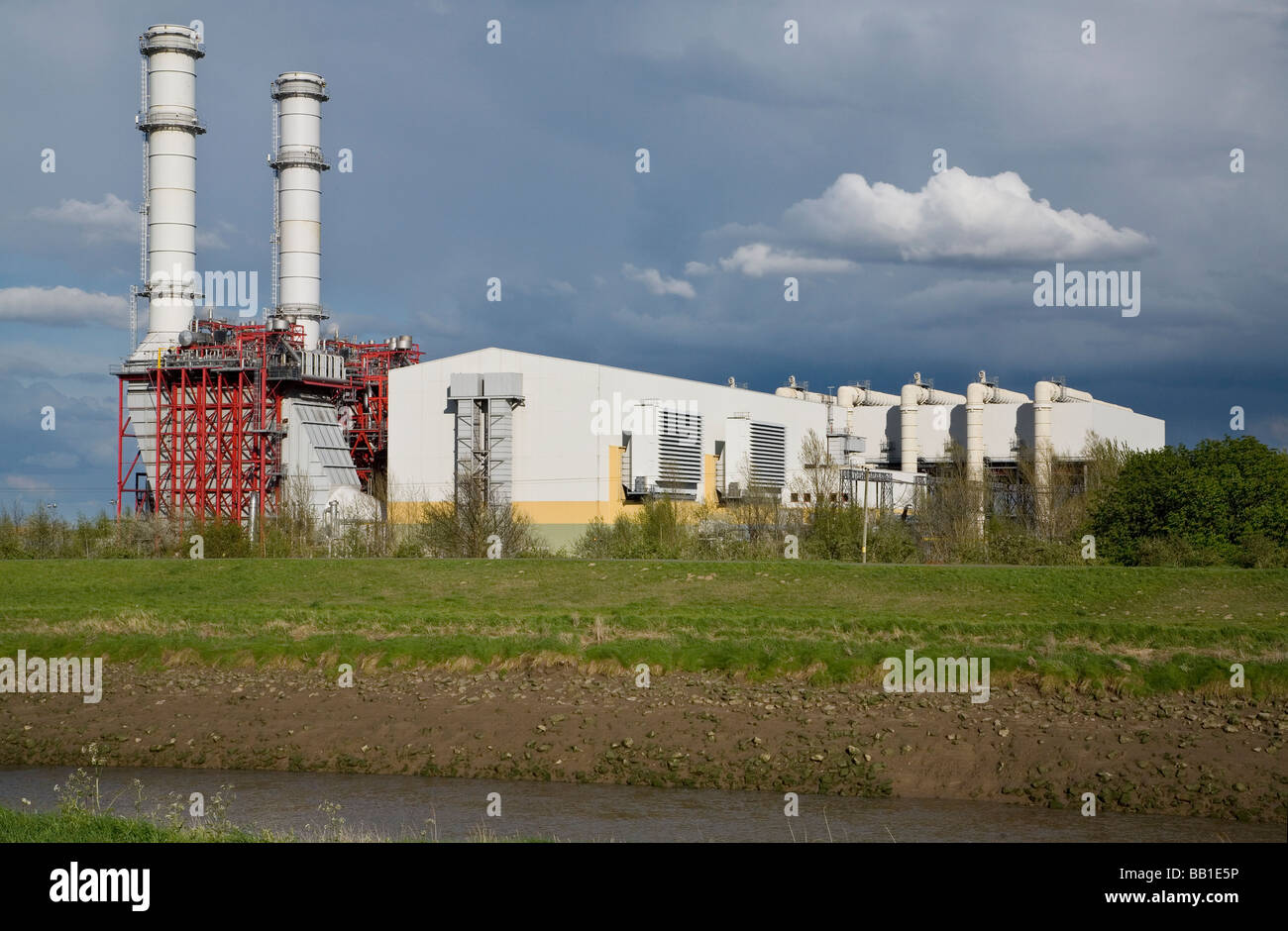 Gas fired power station at Kings Lynn Stock Photo Alamy