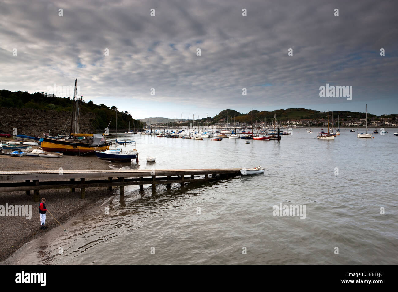 Conwy. North Wales. Europe Stock Photo