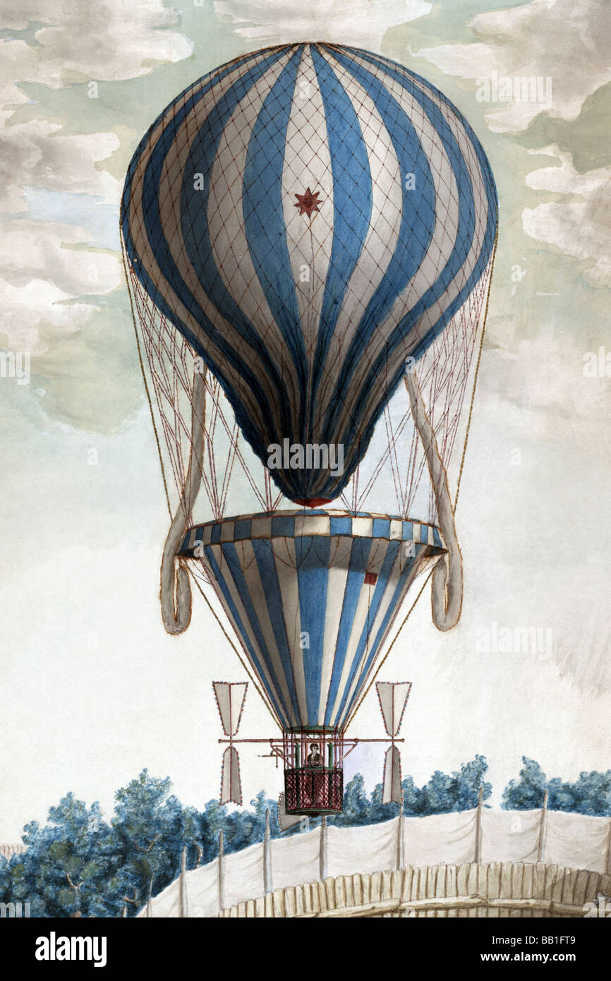 Italian Balloon Ascension Stock Photo
