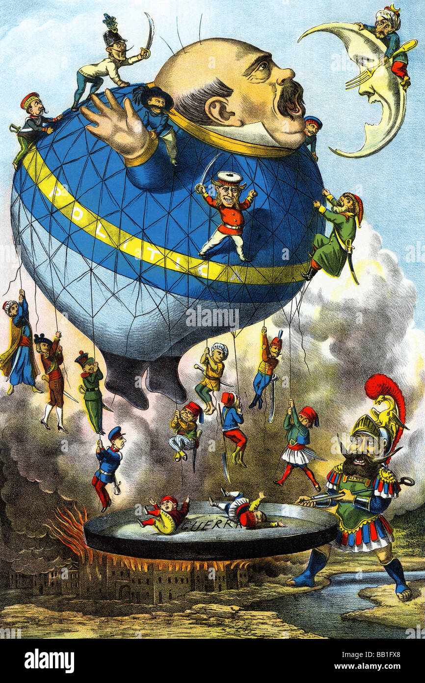 Italian Balloon Cartoon Stock Photo