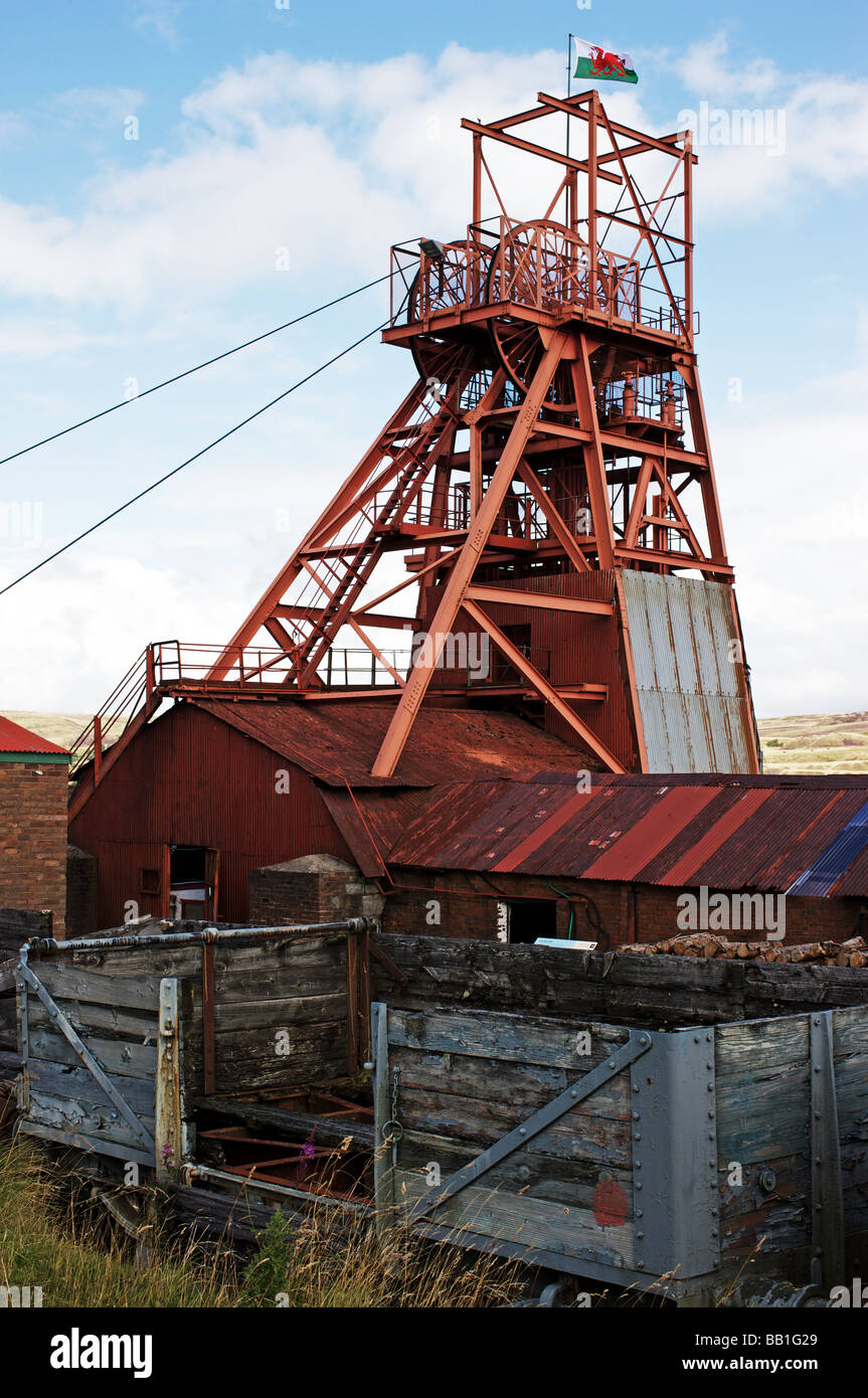 Disused coal mine, South Wales Stock Photo