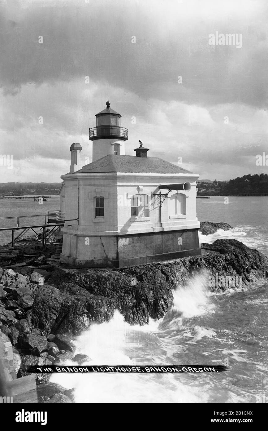 The Bandon Lighthouse Stock Photo Alamy
