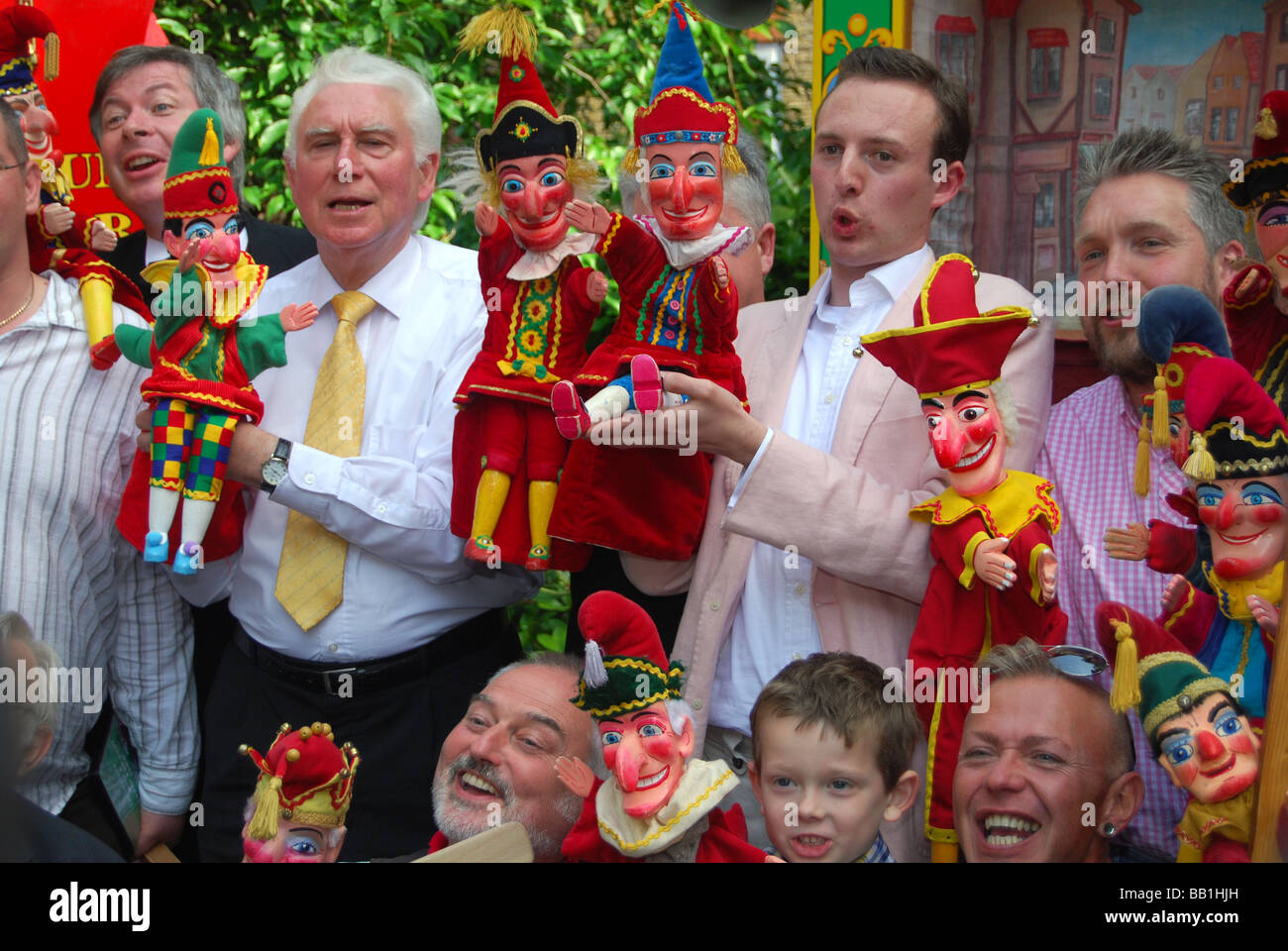 Punch and Judy men puppets "Mr Punch Stock Photo Alamy
