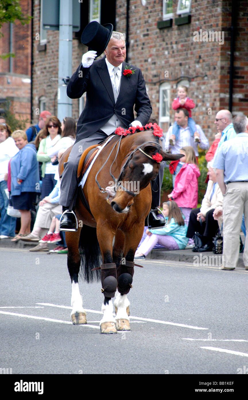 Knutsford Town the Royal May Day Procession Stock Photo