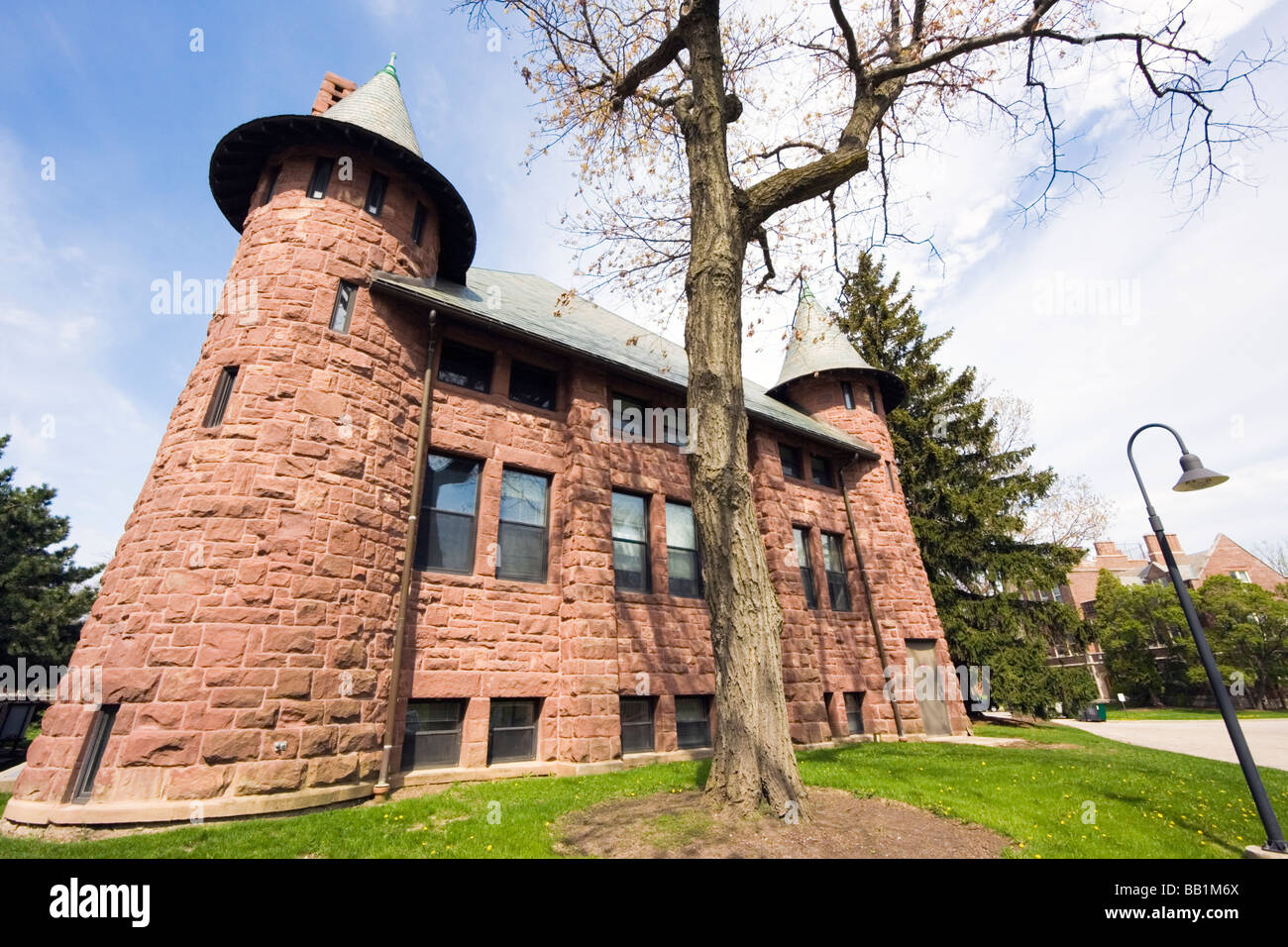 Lake Forest College Building Stock Photo Alamy