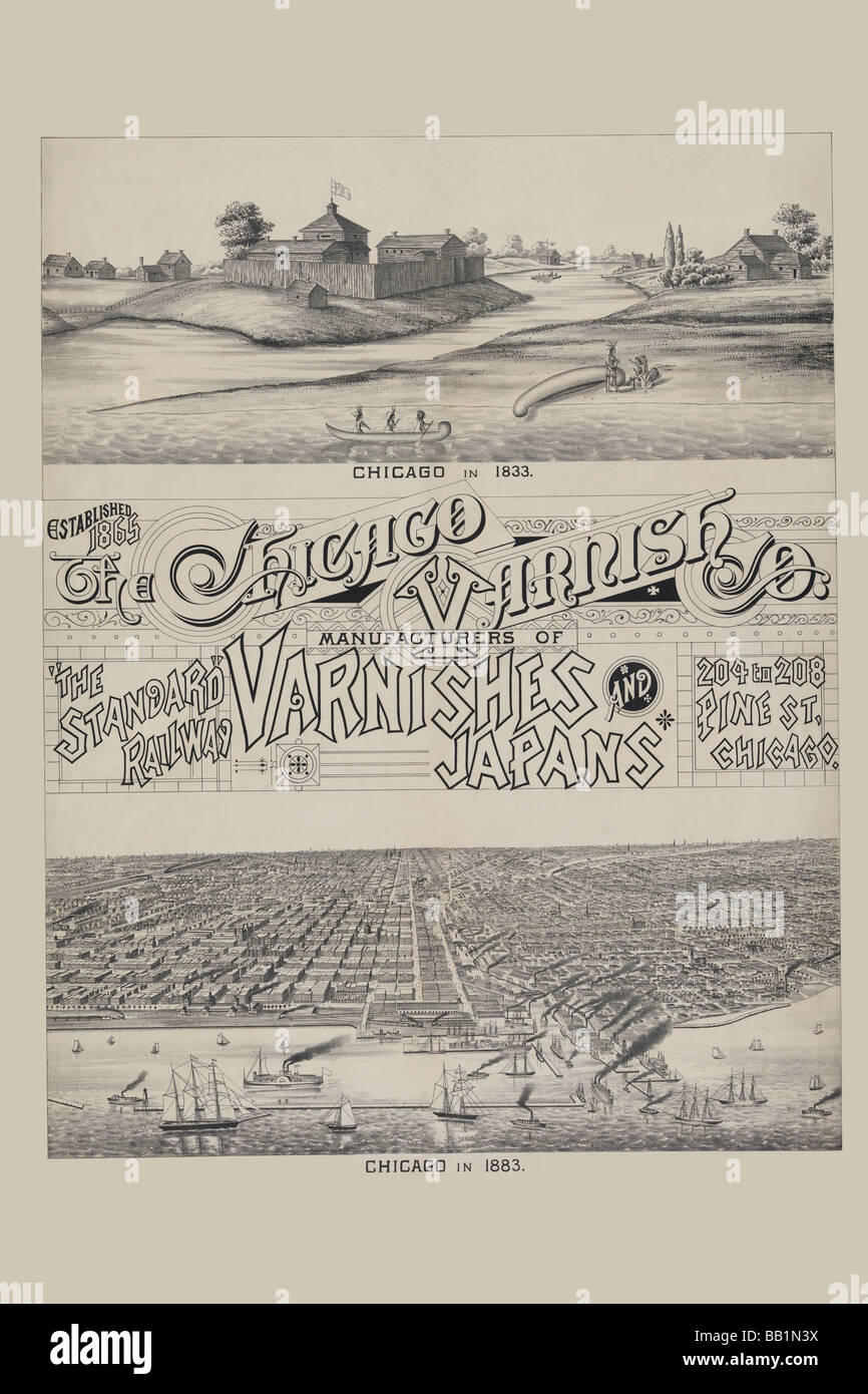 Chicago Varnish Company Stock Photo Alamy