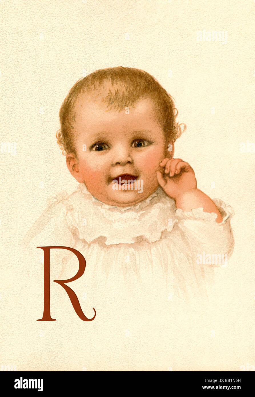 Baby Face R Stock Photo - Alamy