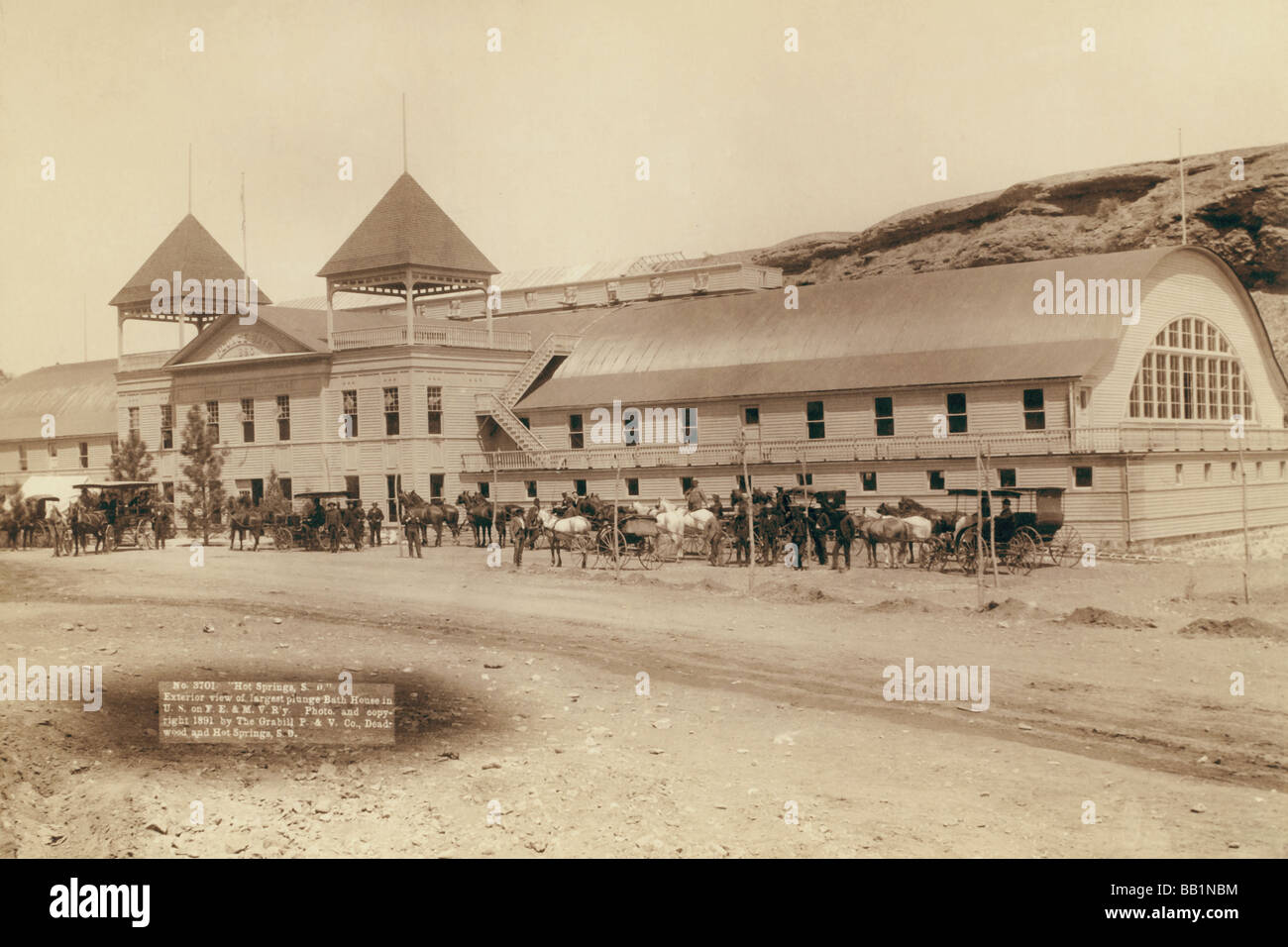 Hot Springs Bath House Stock Photo - Alamy