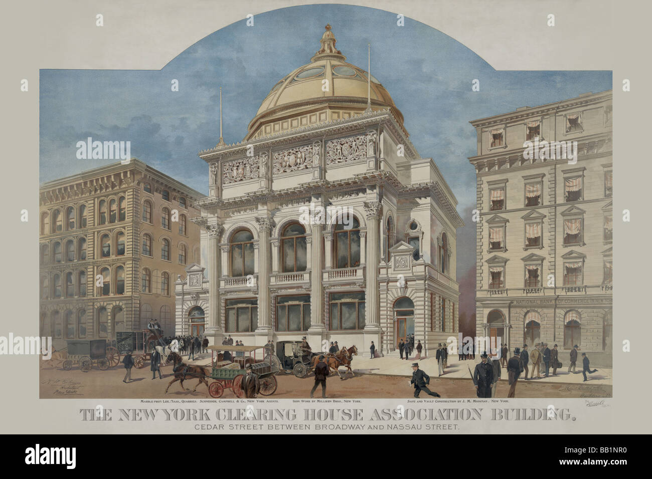 New York Clearing House Association Building Stock Photo Alamy