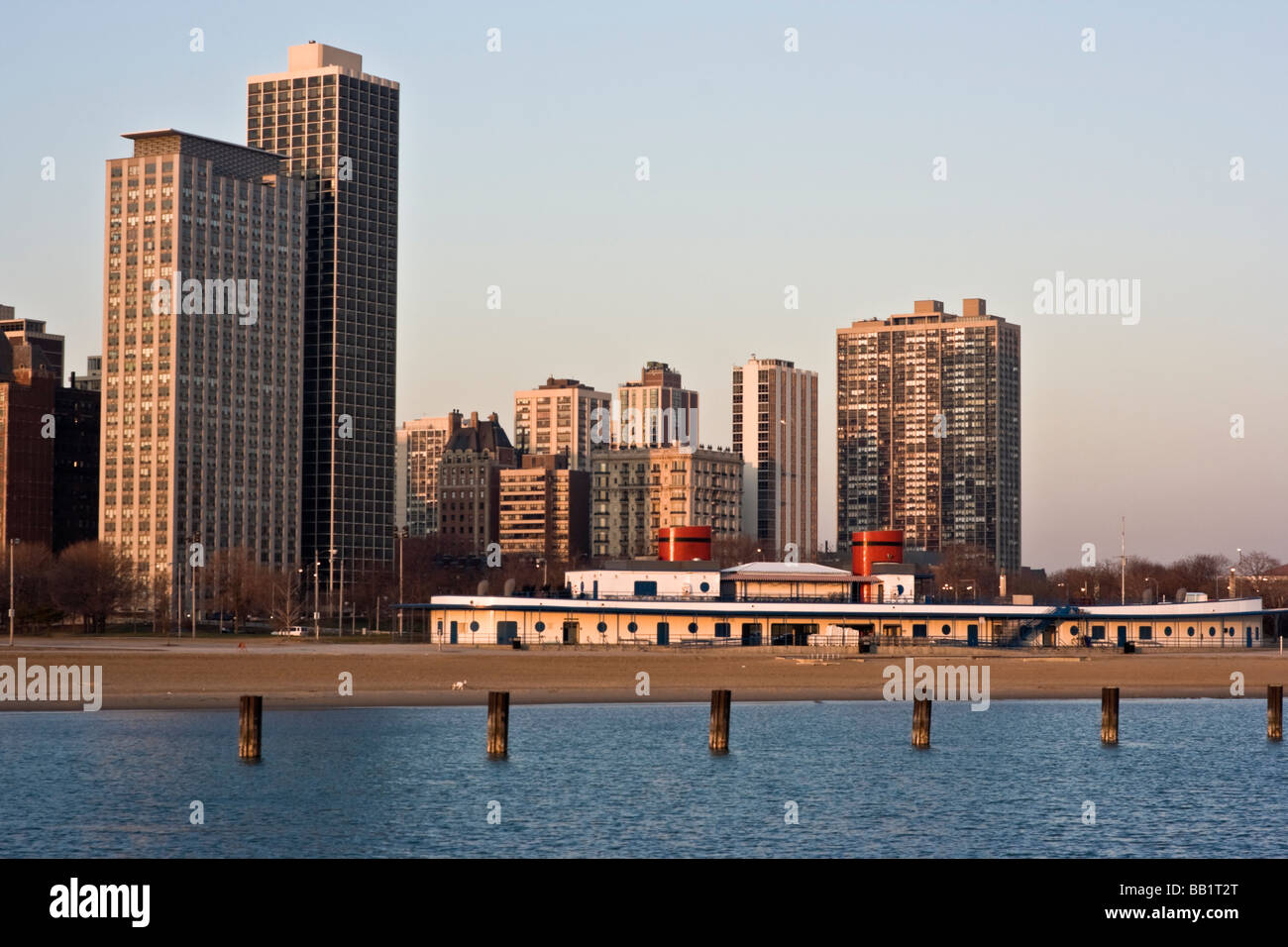 North Avenue Beach Chicago IL Stock Photo Alamy