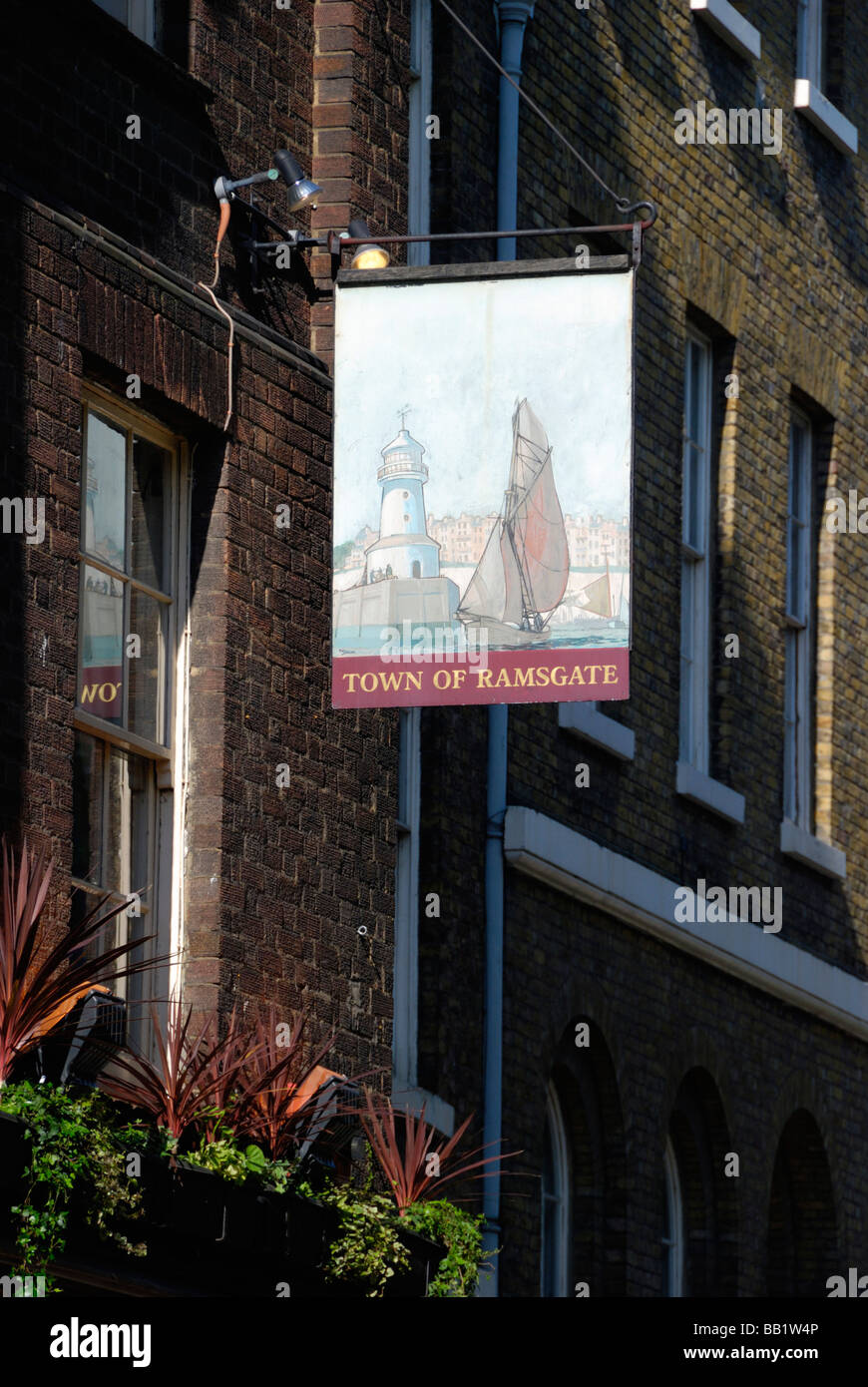 The Town of Ramsgate pub in Wapping High Street Wapping London Stock Photo