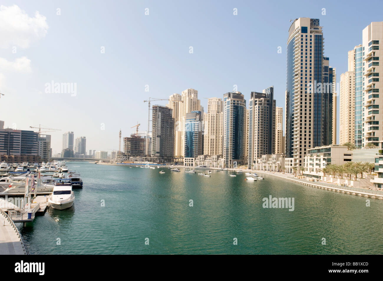 Jumeirah Beach Residences, Dubai Marina, UAE Stock Photo