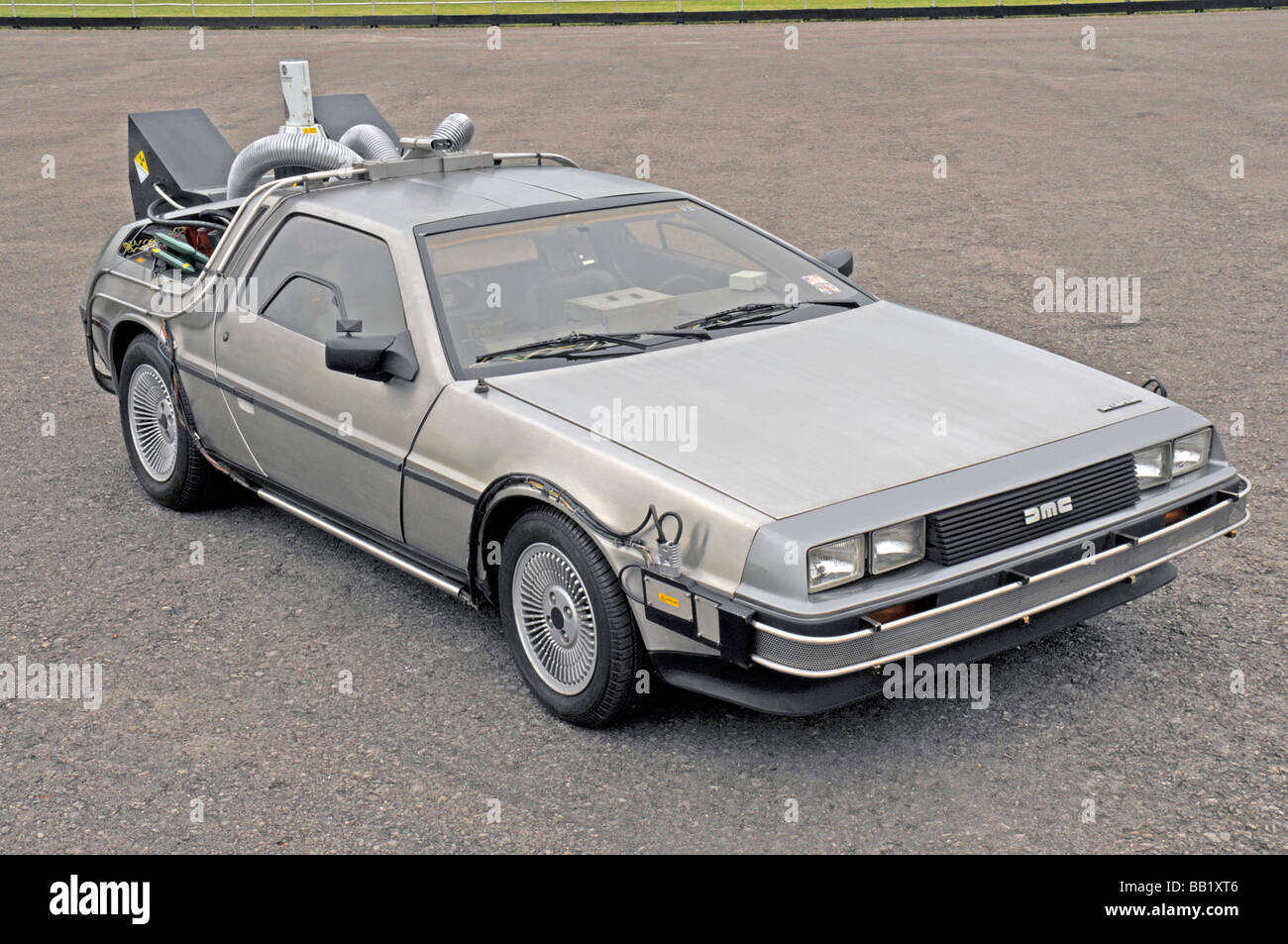 1981 DeLorean Back to the Future film car replica Stock Photo