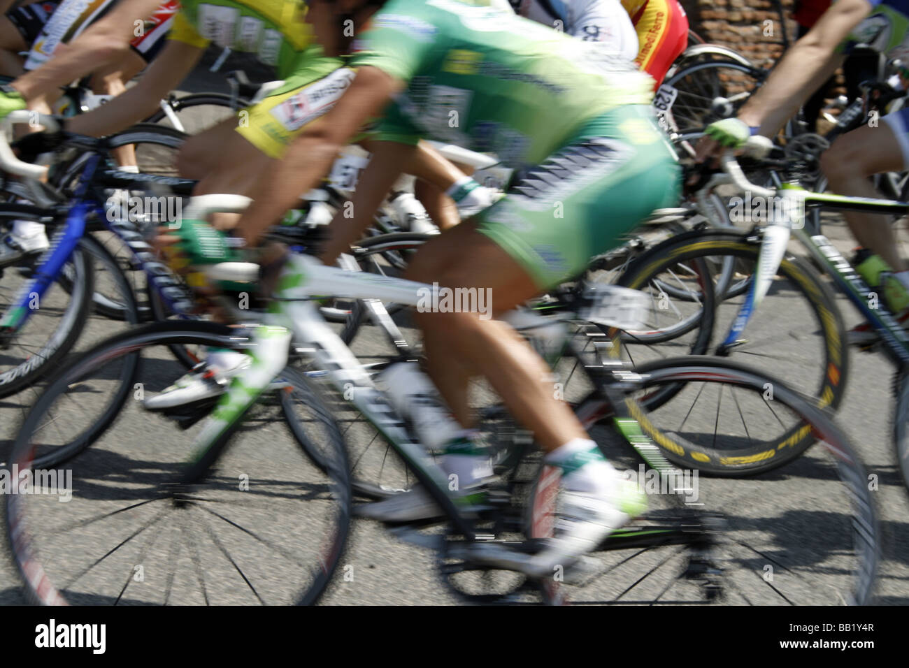 Cycle Ridders Ride rider riders concept colour colourful pack direction hi-res stock ...