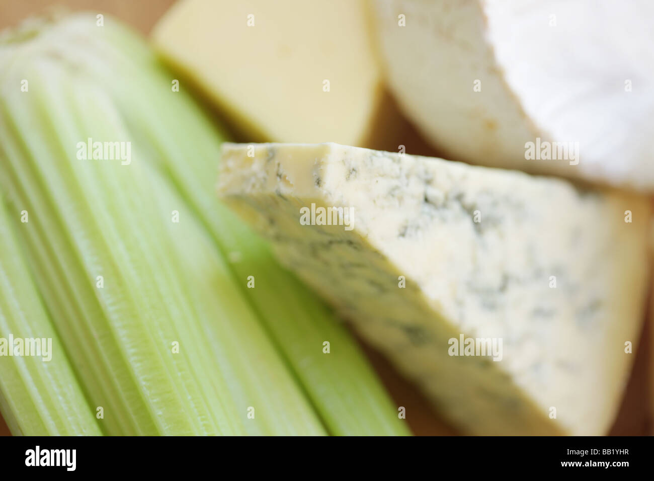 Cheese and Celery Stock Photo Alamy