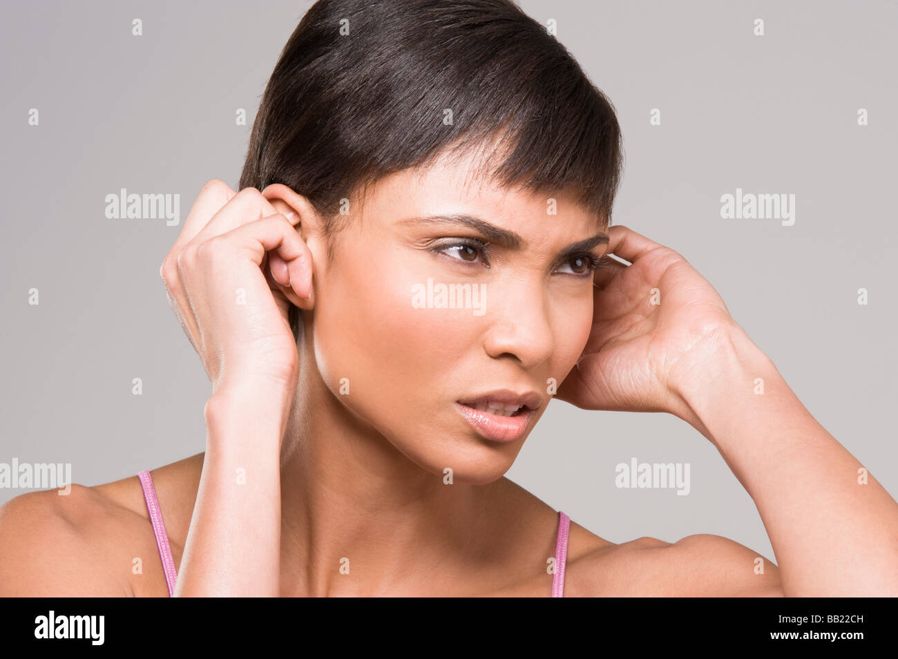 Frustrated and woman hi-res stock photography and images - Alamy