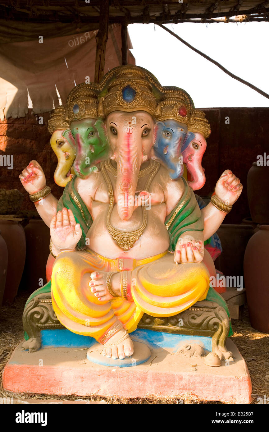 A statue of the Hindu God Ganesha in Bangalore, India Stock Photo ...
