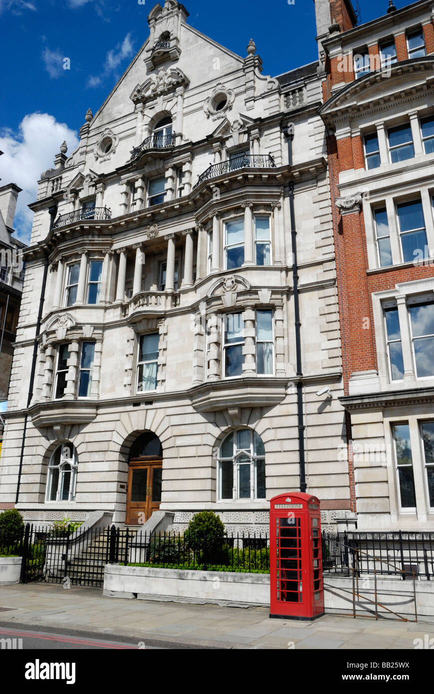 The old National Telephone Company headquarters in Temple Avenue London