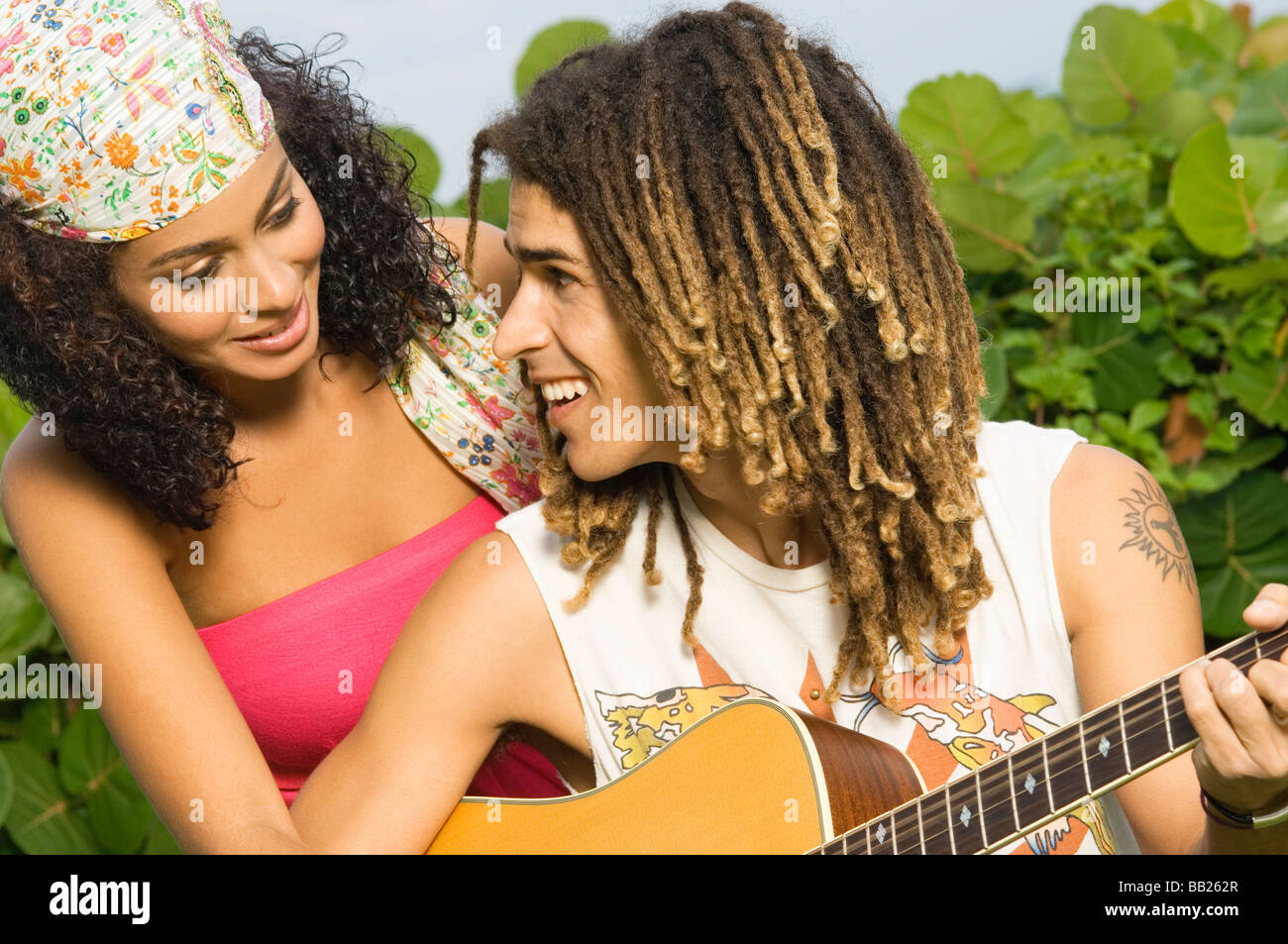 Stringed dreadlocks hi-res stock photography and images - Alamy