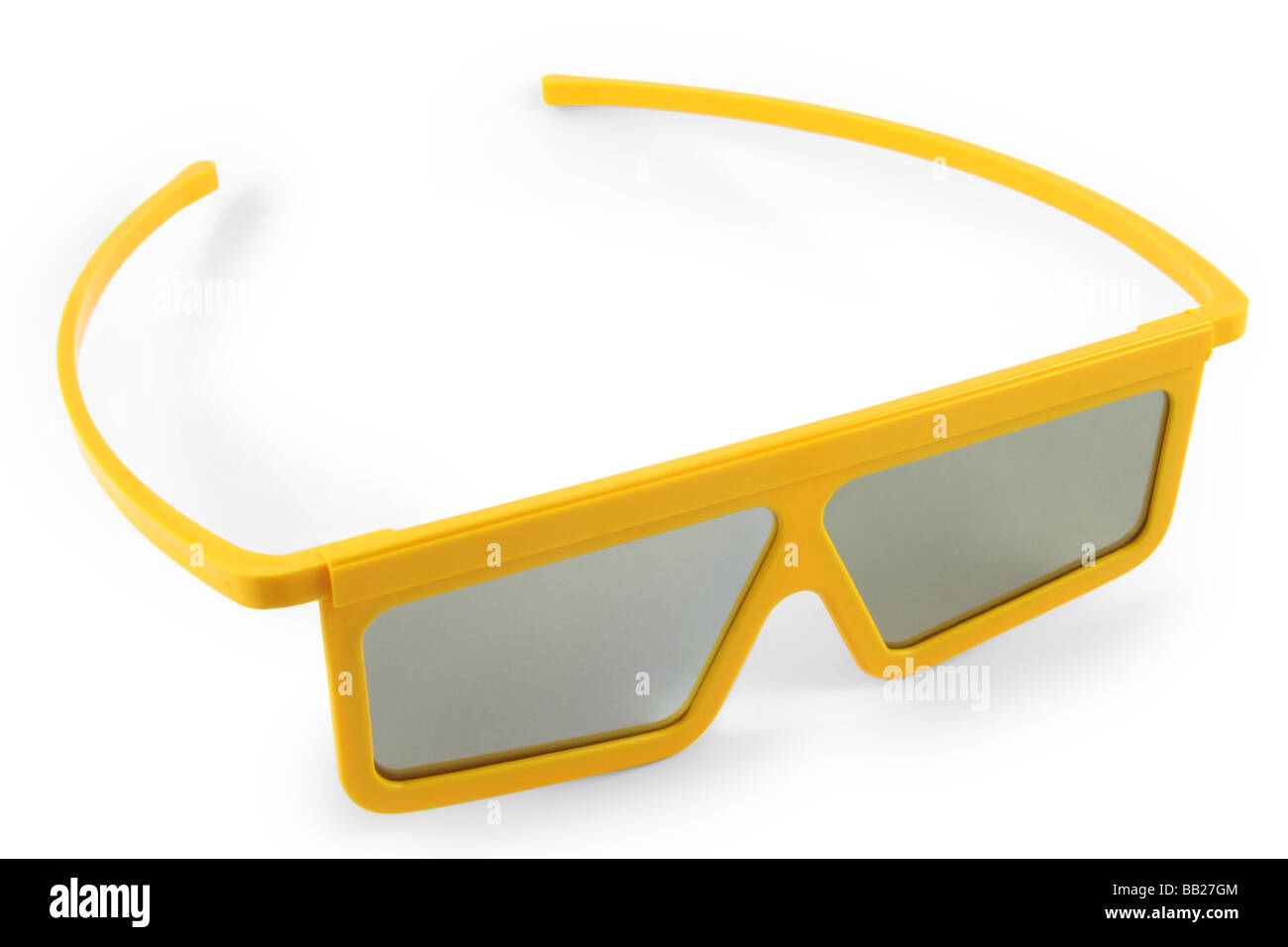3D glasses for IMAX movies with polarized lenses. Stock Photo