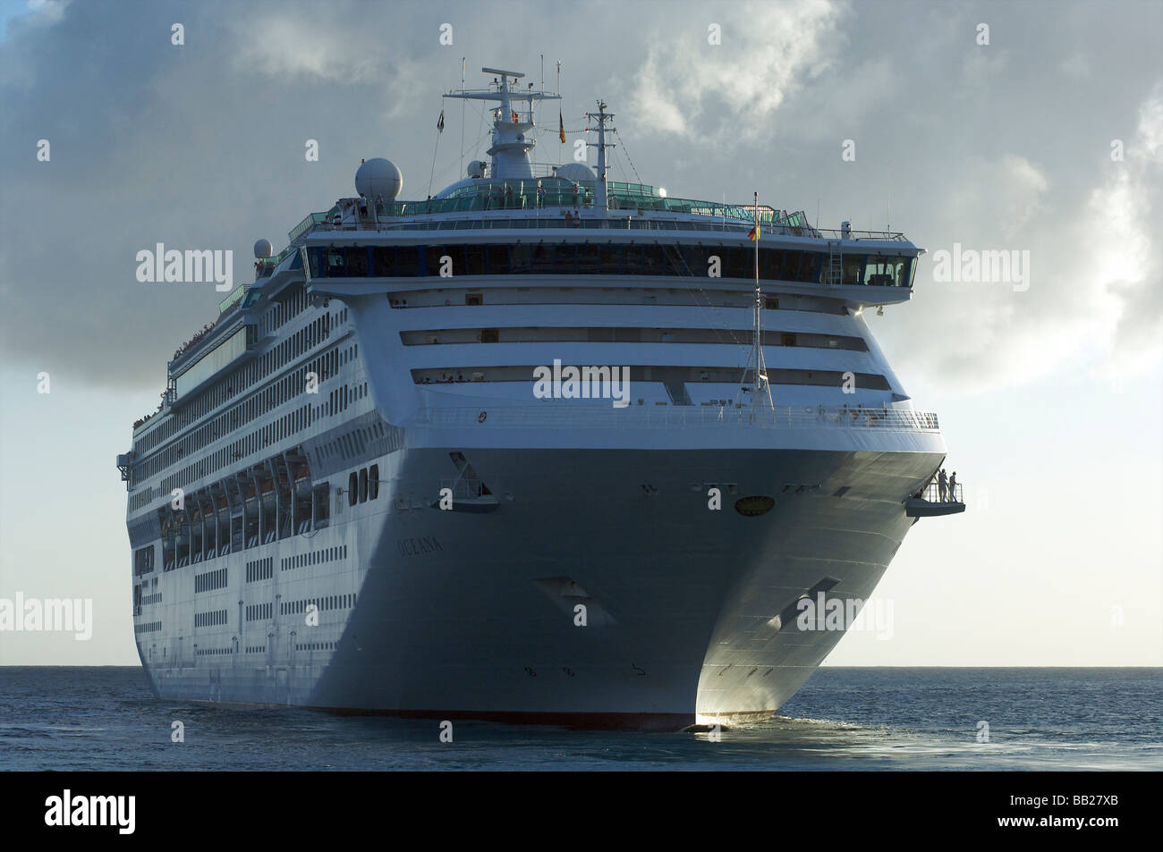 Sint Maarte Philipsburg Cruise pier and Terminal Stock Photo