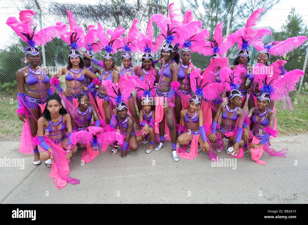 St Martin carnival parade Stock Photo