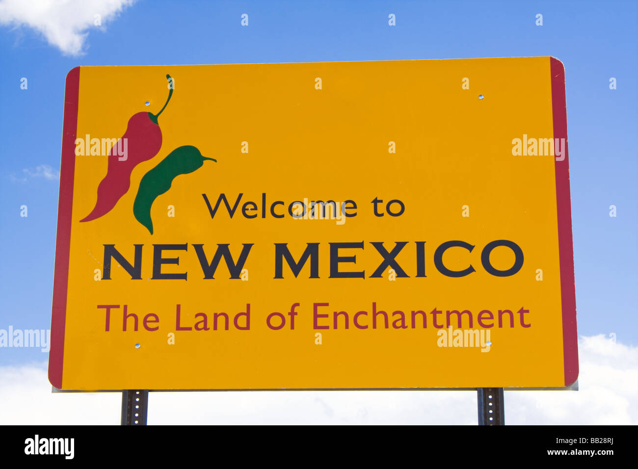 New mexico welcome sign hi-res stock photography and images - Alamy