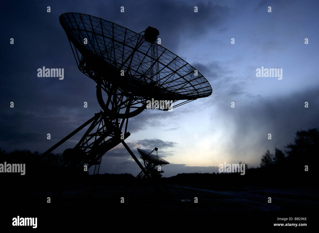 Drenthe Astron Westerbork Synthesis Radio Telescope WSRT Stock Photo