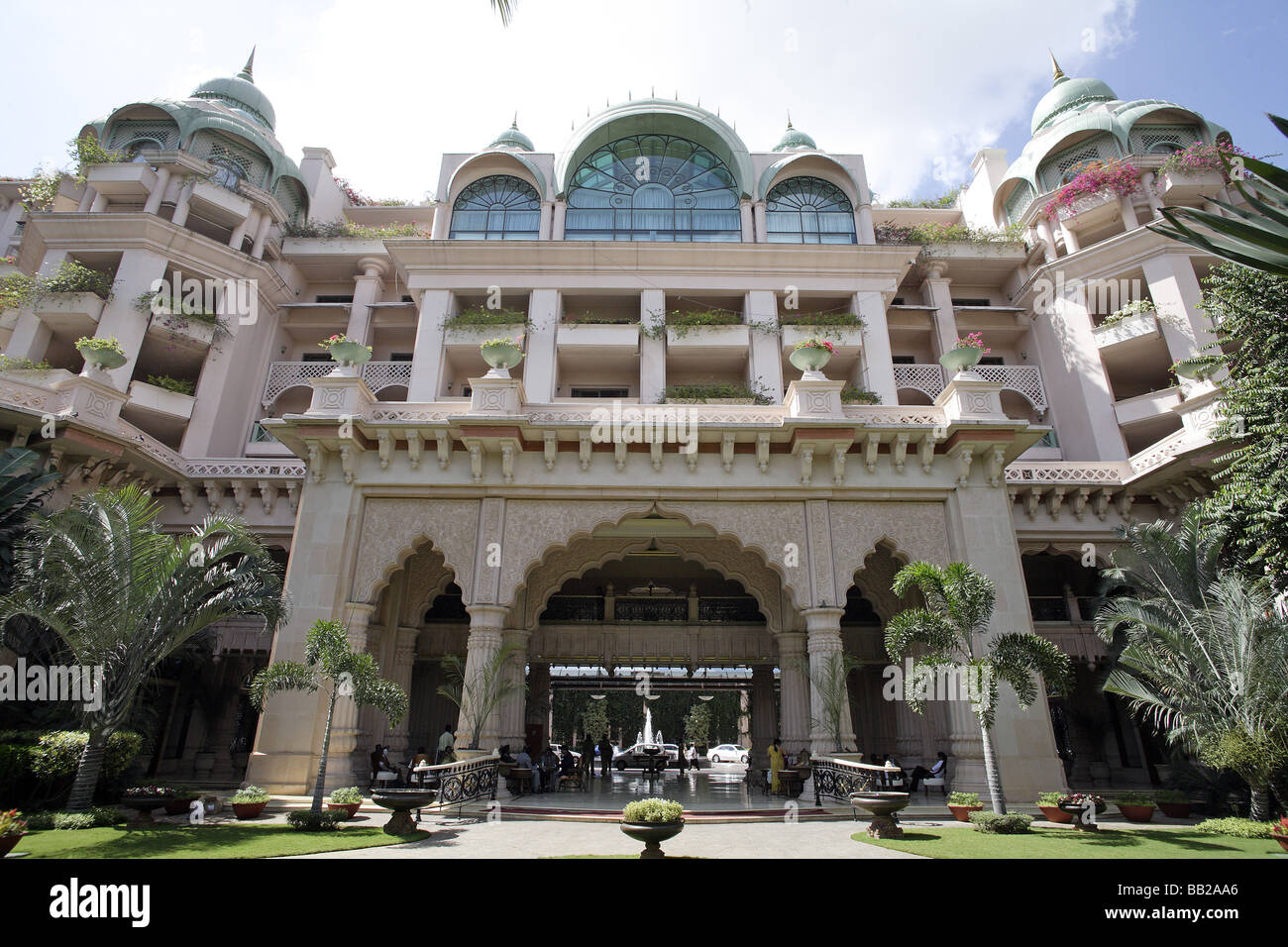 Hotel Leela Palace Kempinski Bangalore Indien Hotel Leela Palace Kempinski Bangalore India Stock Photo