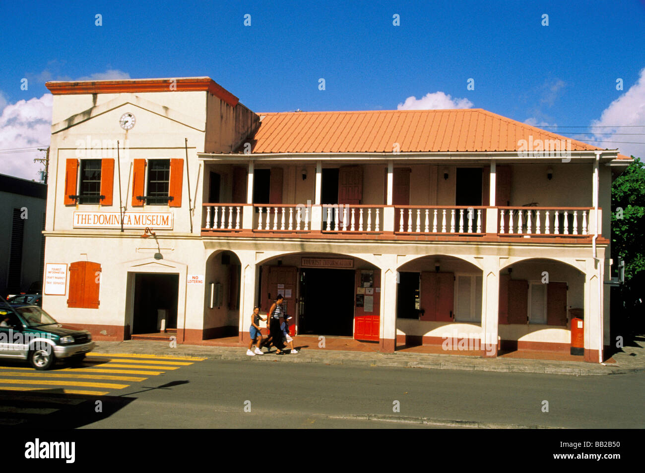 Caribbean, Dominica, Roseau. Traditional architecture Stock Photo Alamy
