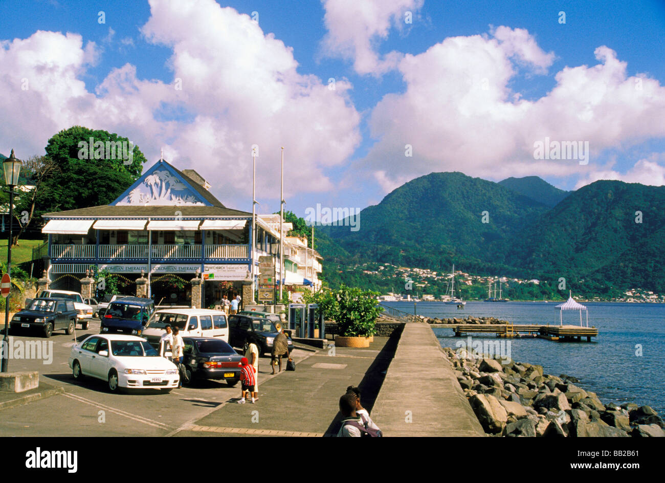 Caribbean, Dominica, Roseau. Store Stock Photo Alamy