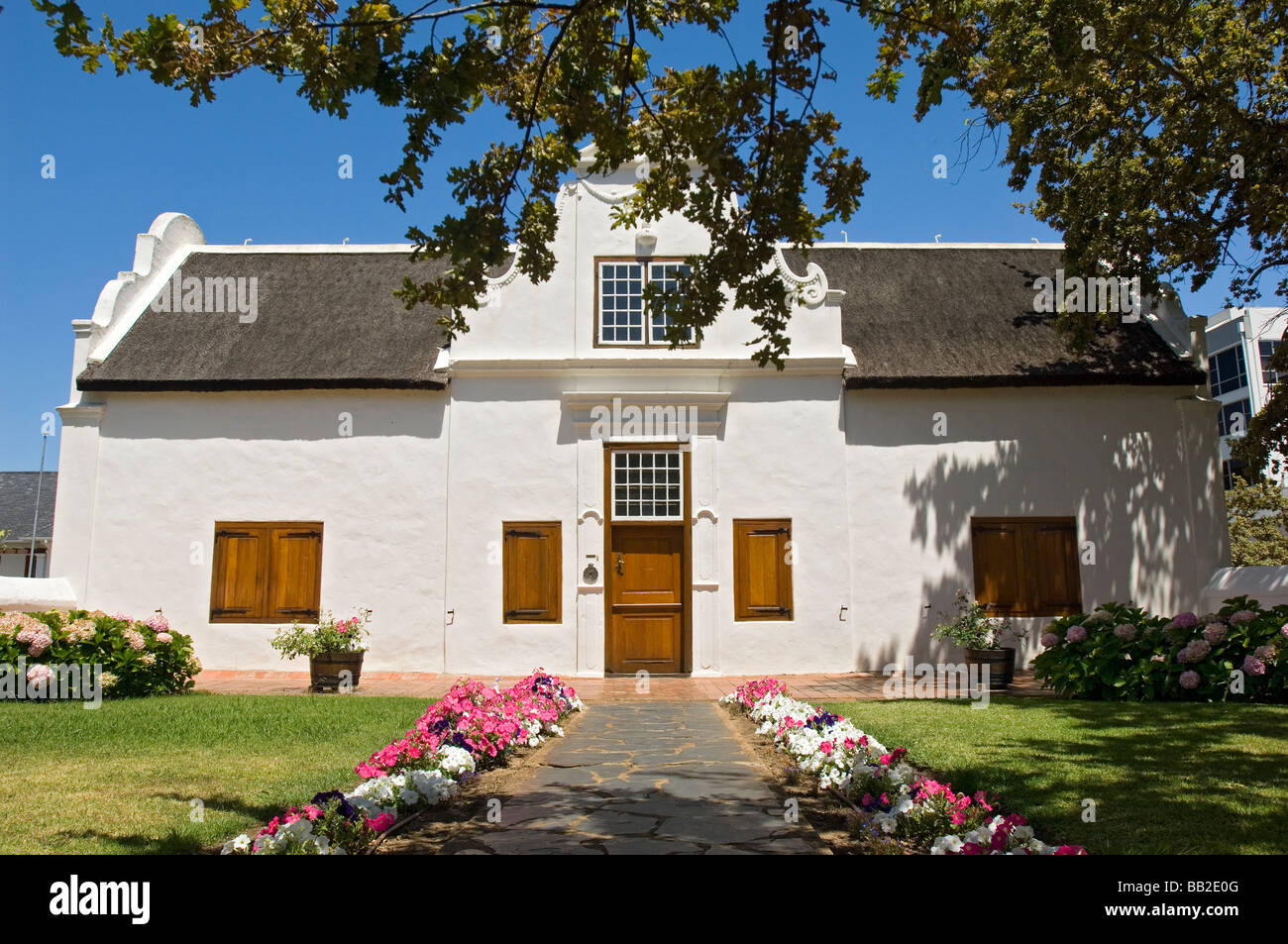 Typical Cape Dutch House in Stellenbosch, South Africa Stock Photo Alamy