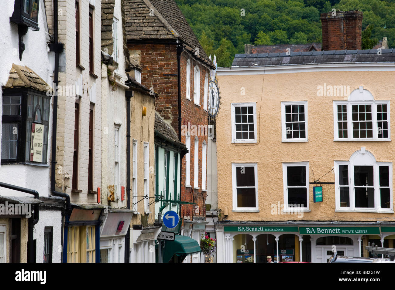 WottonunderEdge town centre Stock Photo Alamy