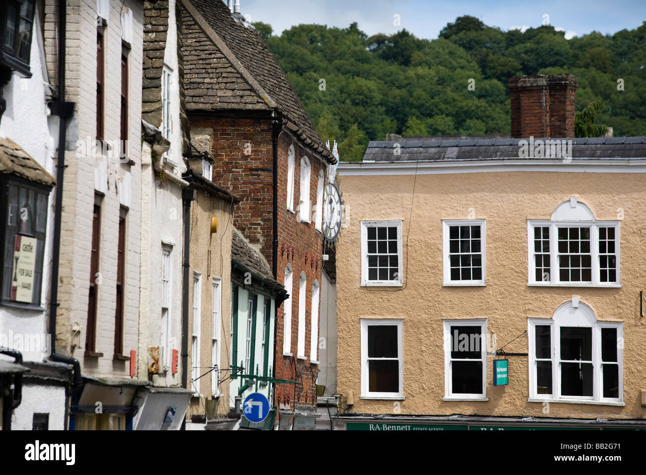 WottonunderEdge town centre Stock Photo Alamy