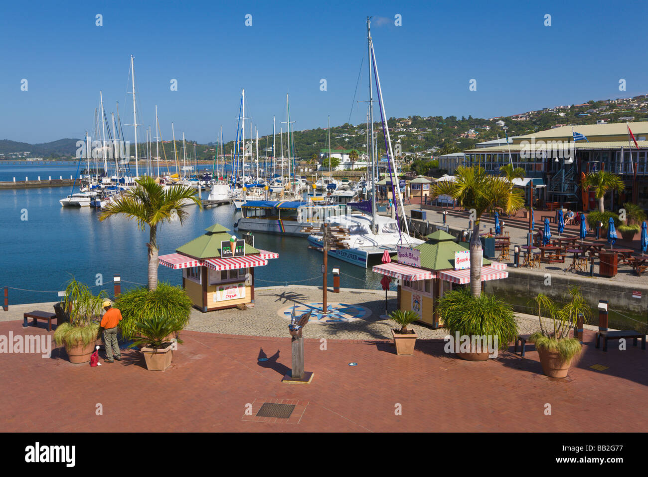 Knysna Quays, 'Western Cape', 'South Africa' Stock Photo