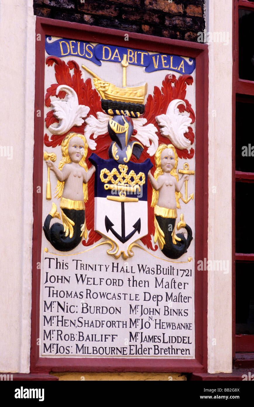 Newcastle Trinity House Trinity Guild God fills our sails nautical ...