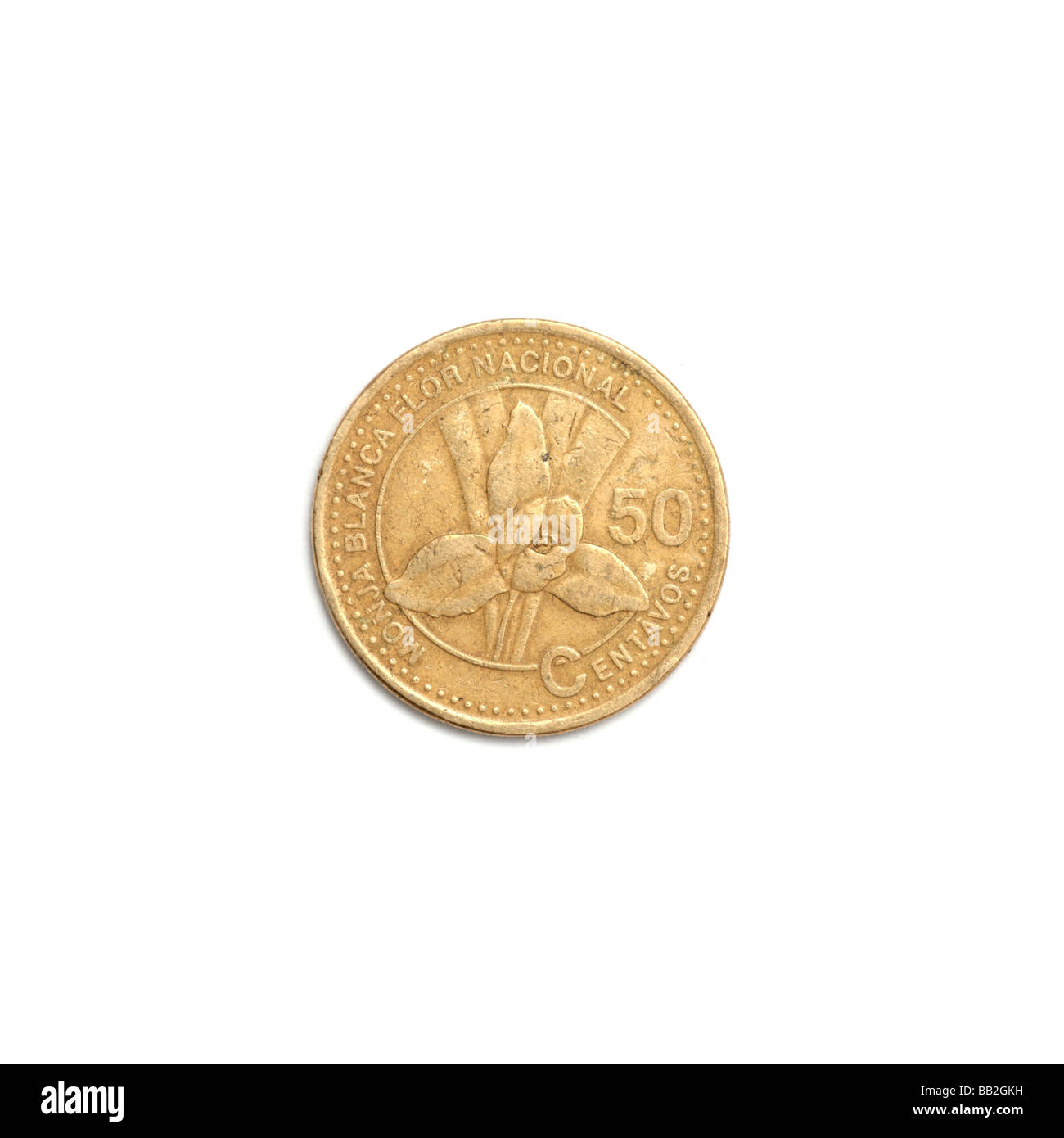 Guatemalan coin Stock Photo