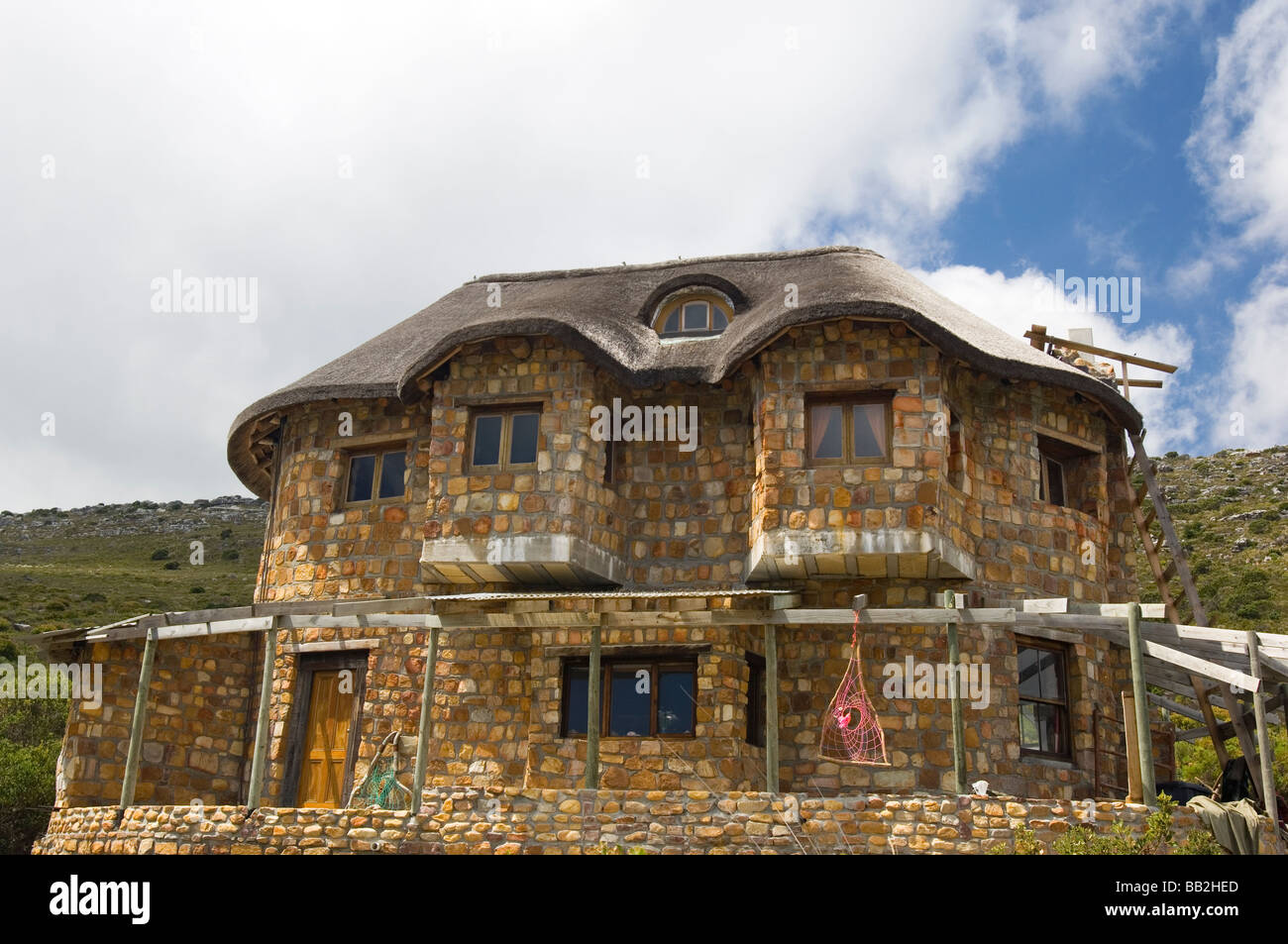 Stone Thatched House On The Cape Point Peninsula Table Mountain