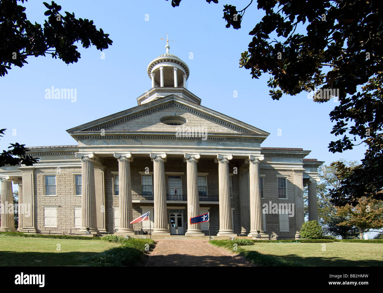 Warren County Courthouse in Vicksburg Mississippi Stock Photo