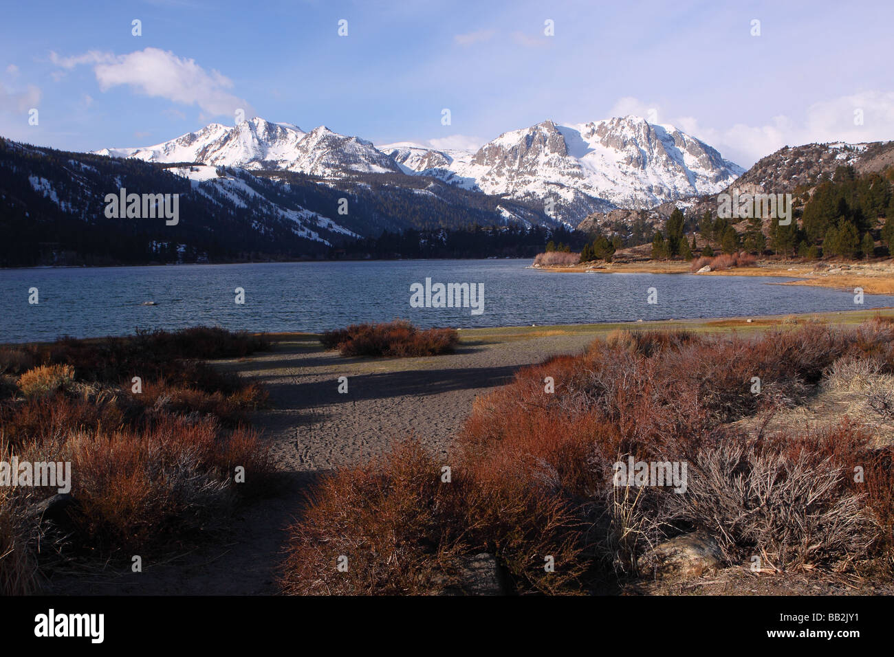 June Lake Sierra Nevada California Stock Photo - Alamy
