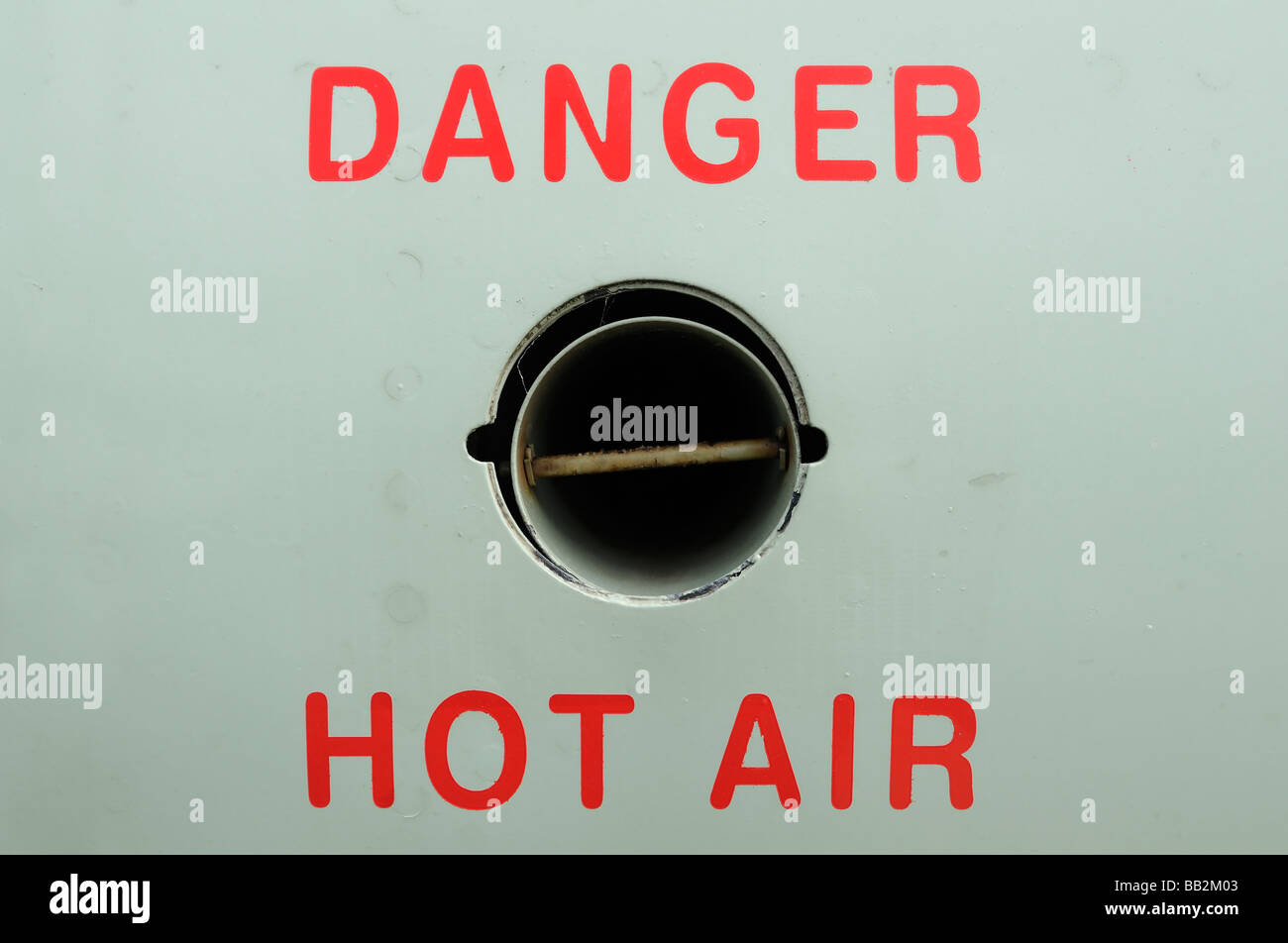 Danger Hot Air Stock Photo