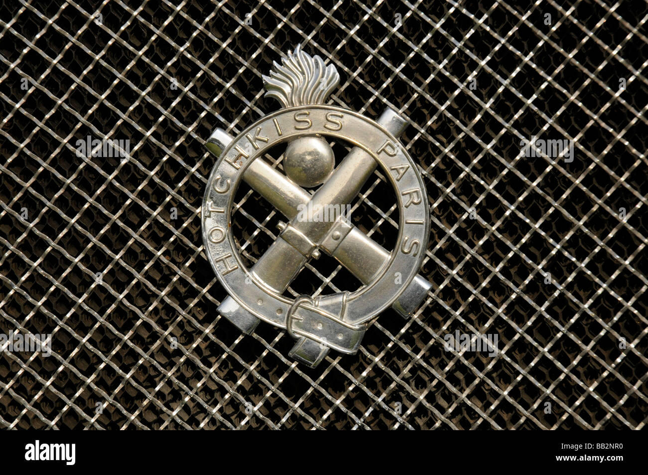 Hcs Radiator Badge Hotchkiss 615 4 seater open tourer 1934 radiator badge Stock Photo - Alamy