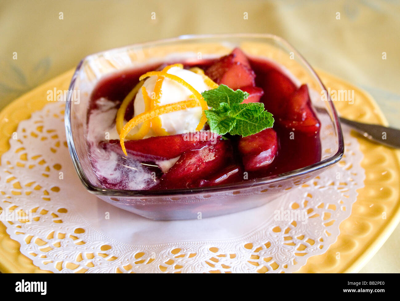 Fruit and dessert hi-res stock photography and images - Alamy